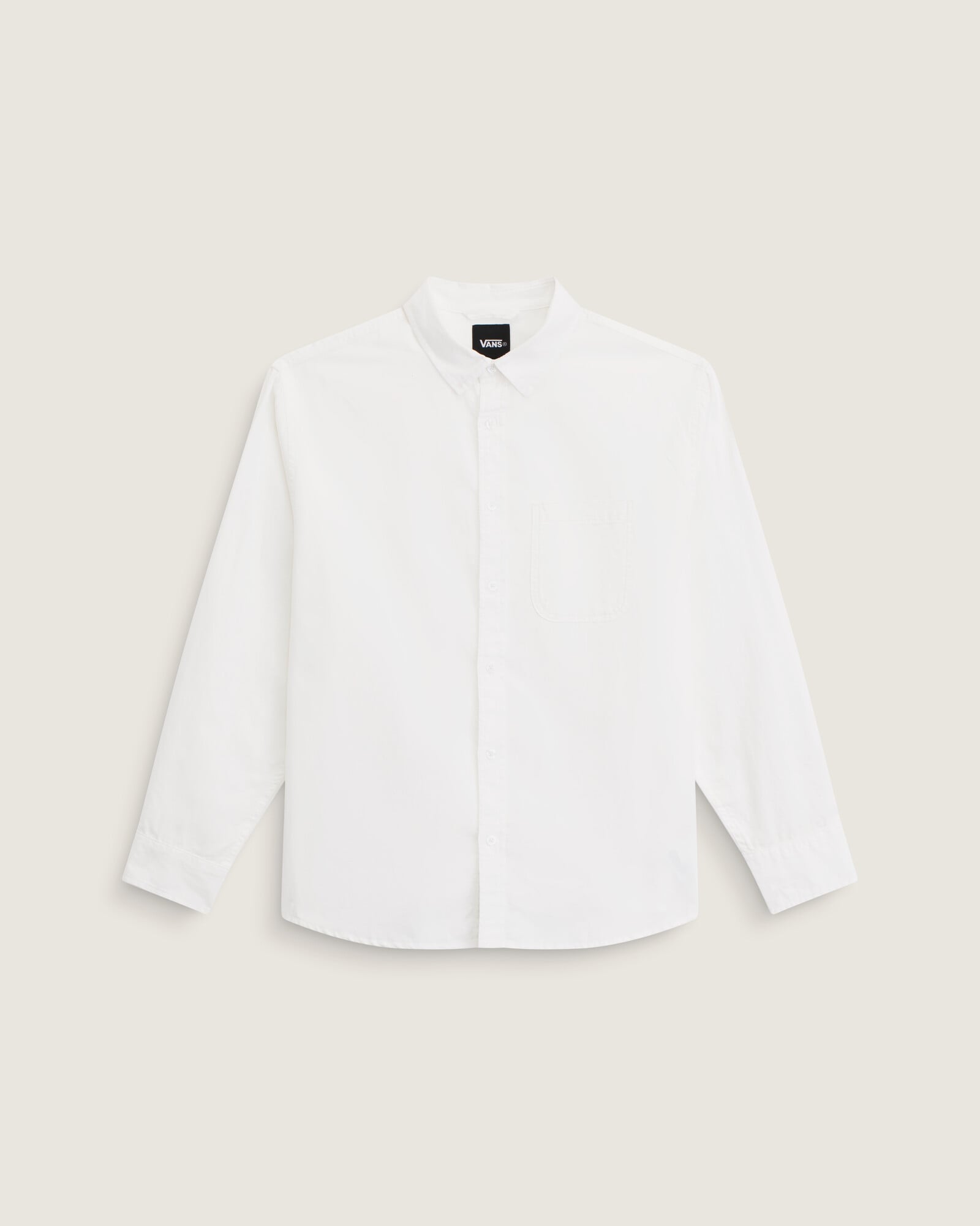 CAMISA MANGA LARGA LAWSON SOLID OXFORD BLANCO VANS - 1