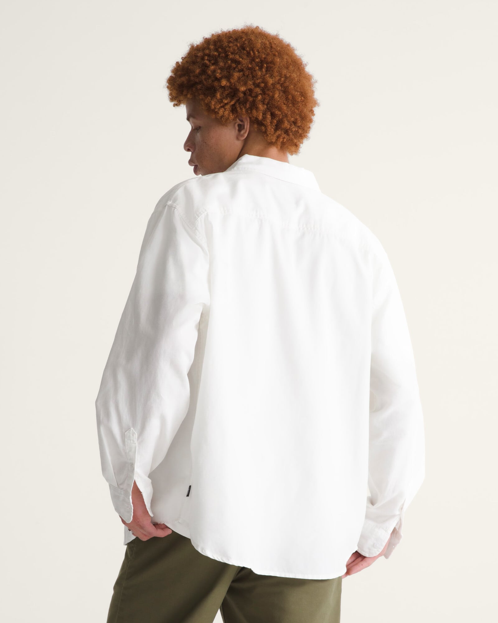 CAMISA MANGA LARGA LAWSON SOLID OXFORD BLANCO VANS - 4