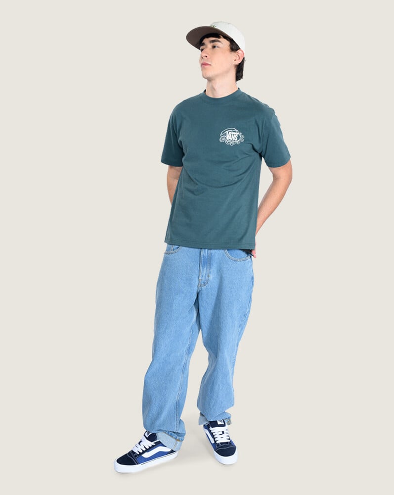 POLO MANGA CORTA HOT LINES VERDE VANS - 5