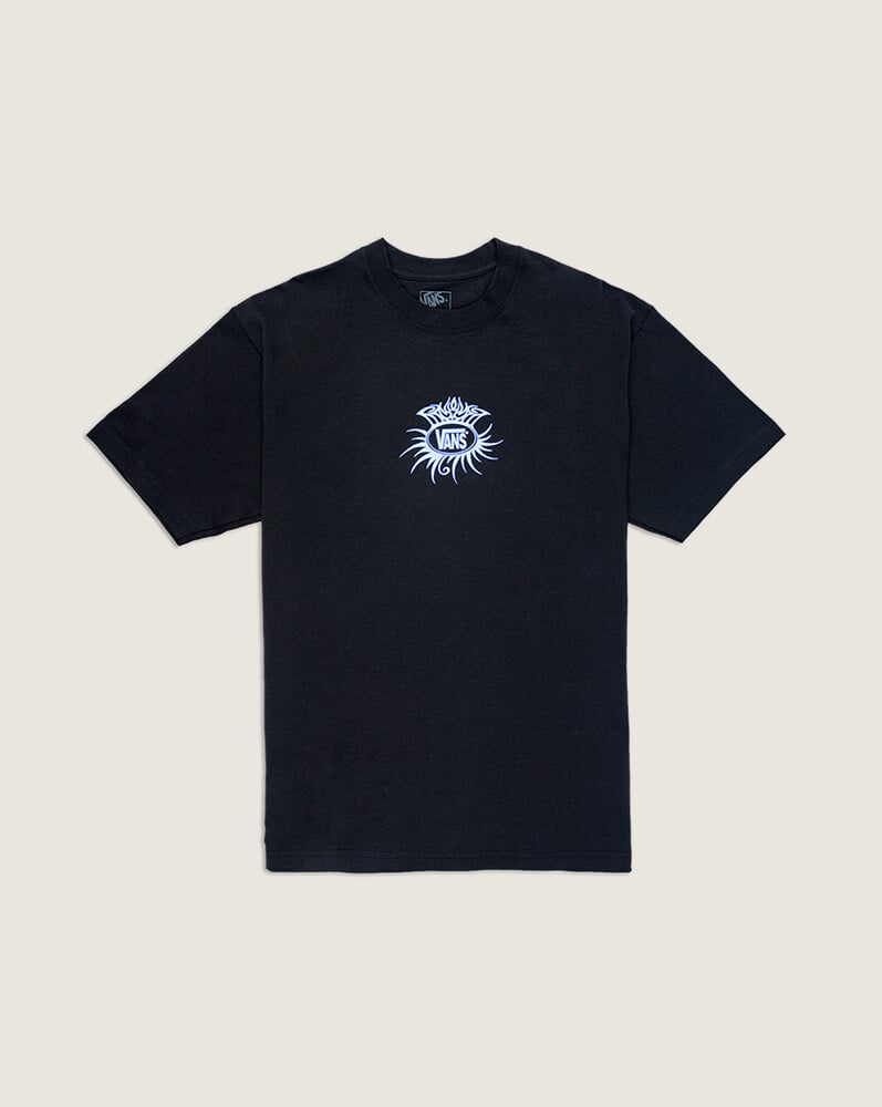 POLO MANGA CORTA TORCHED T-SHIRT NEGRO VANS - 1