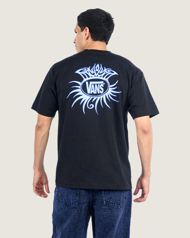 POLO MANGA CORTA TORCHED T-SHIRT NEGRO VANS - 4