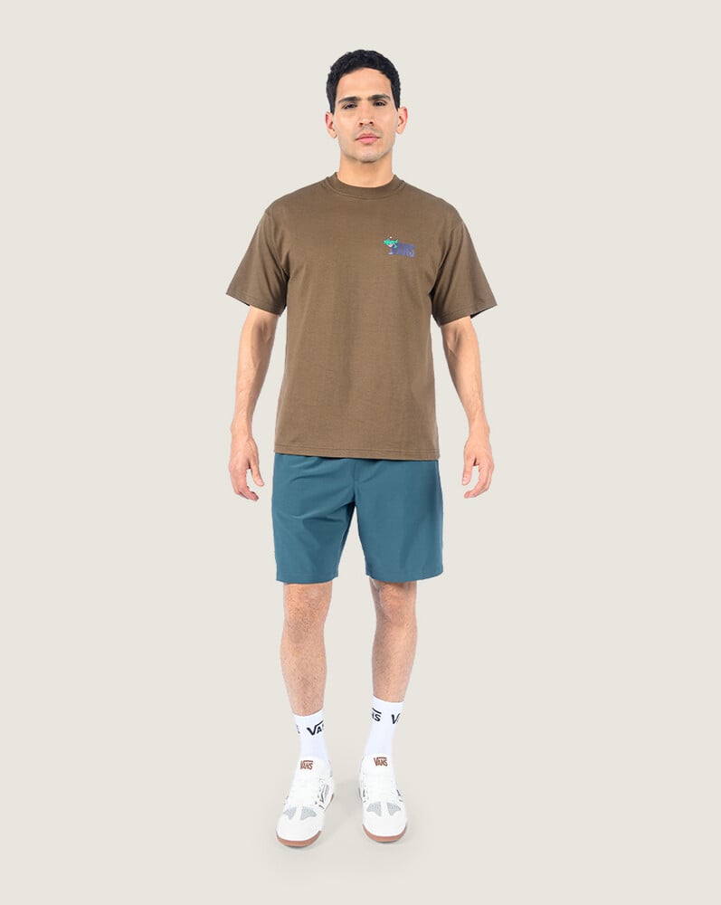 POLO MANGA CORTA BAR HOPPER MARRÓN VANS - 3