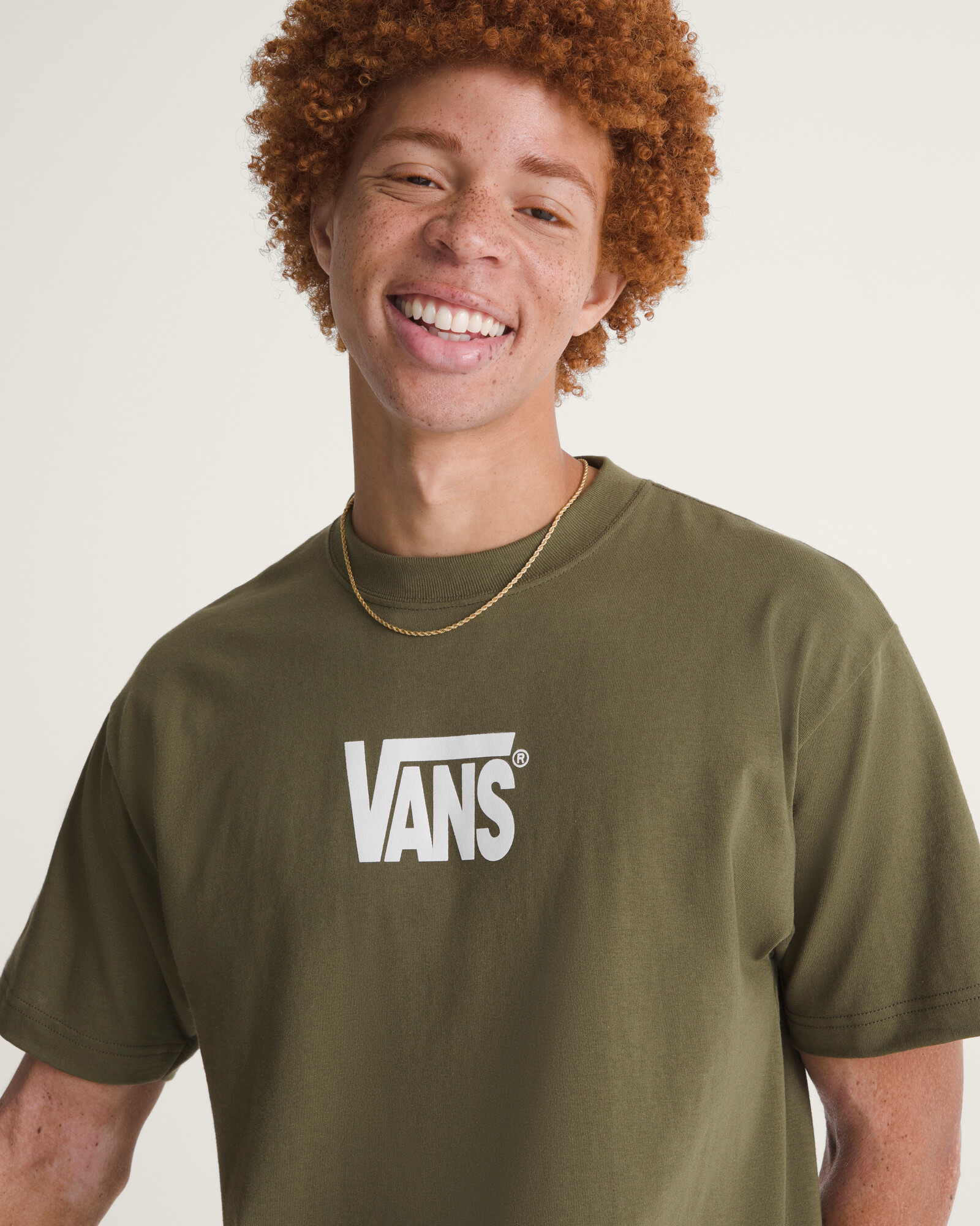 POLO MANGA CORTA STRETCH LOGO VERDE VANS - 5