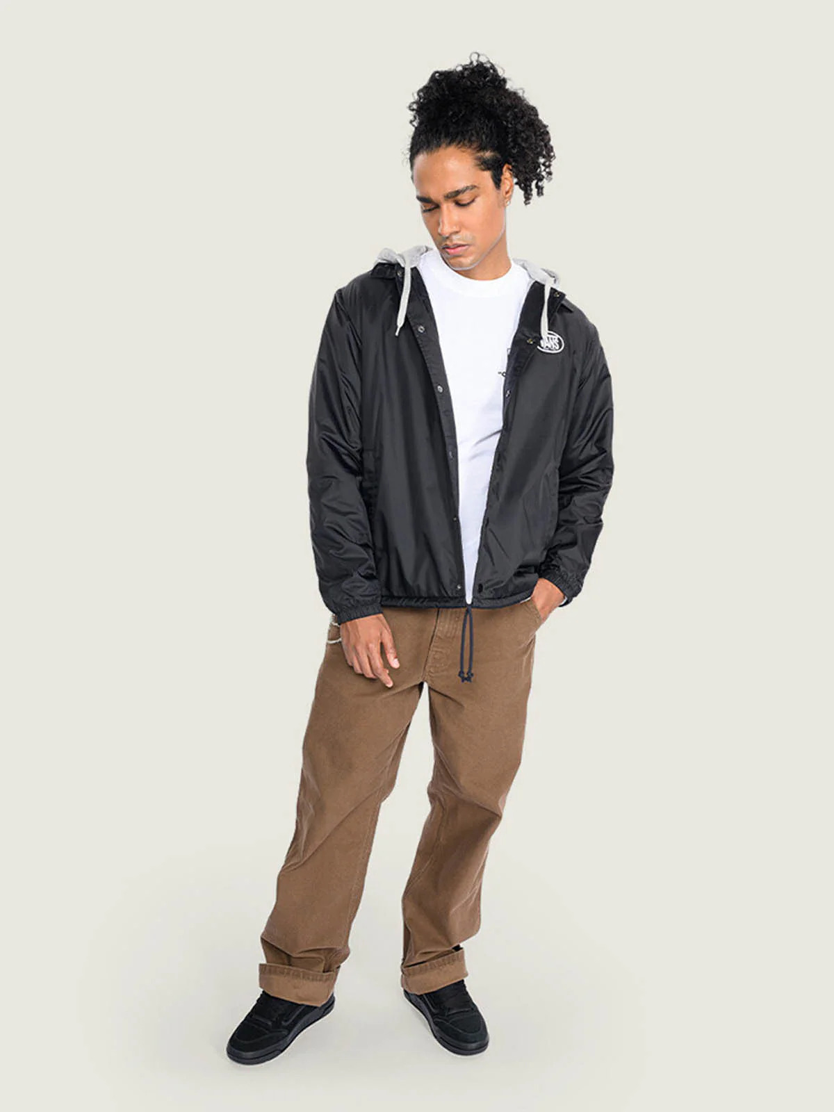 CASACA TORREY HOODED COACHES NEGRO VANS - 3
