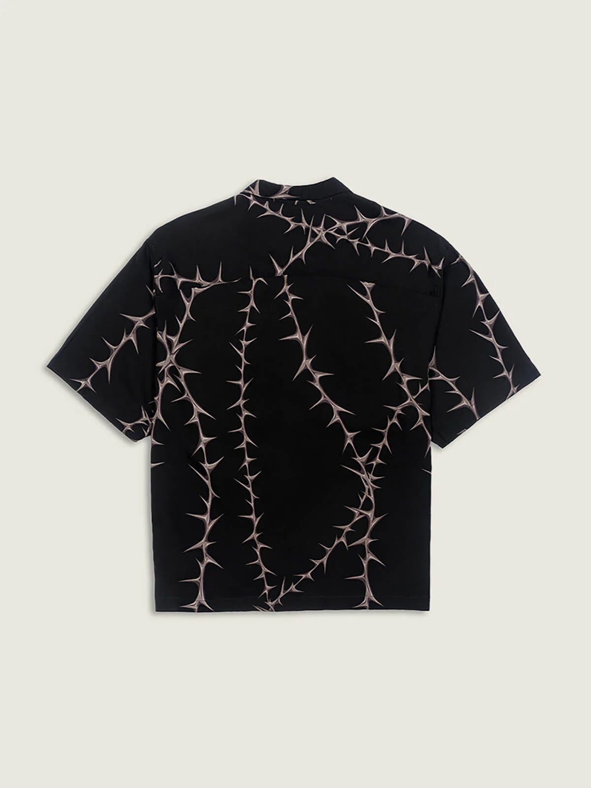 CAMISA MANGA CORTA VAN DOREN PRINTED CAMP NEGRO VANS - 2