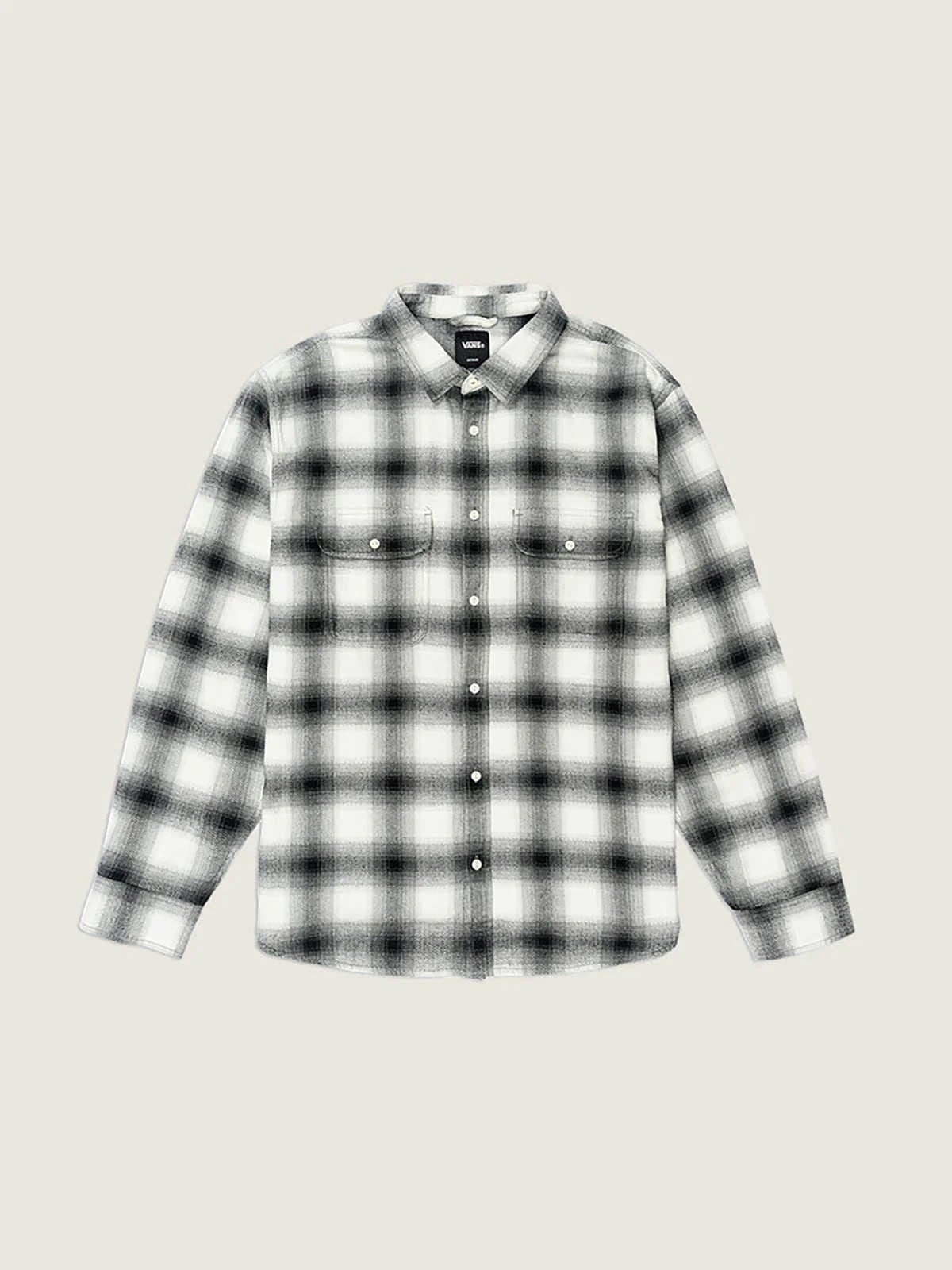 CAMISA MANGA LARGA LAWSON PLAID FLANNEL NIÑOS BLANCO VANS - 1