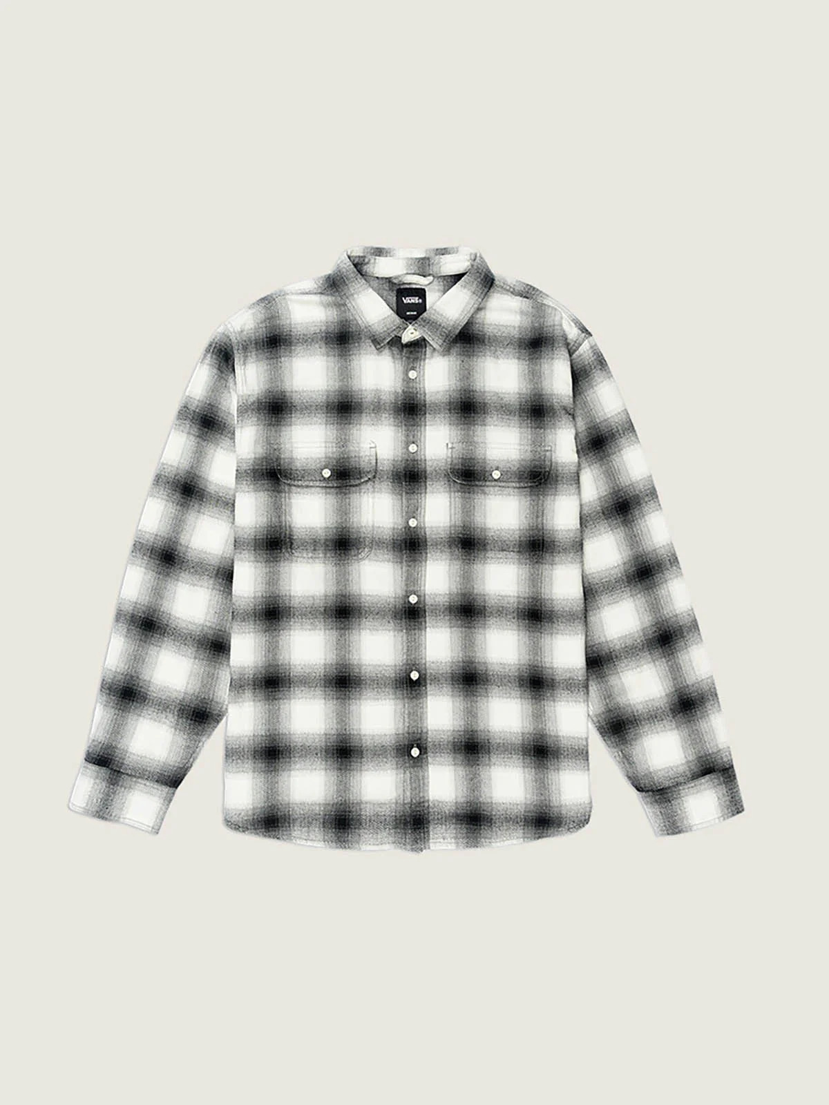 CAMISA MANGA LARGA LAWSON PLAID FLANNEL NIÑOS BLANCO VANS - 1
