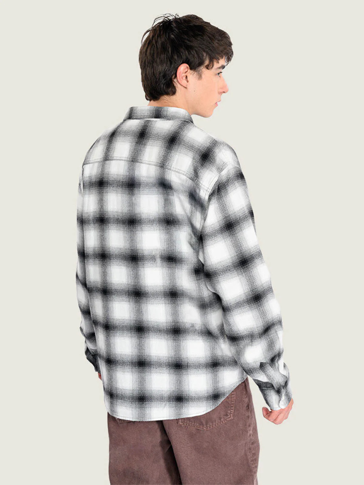 CAMISA MANGA LARGA LAWSON PLAID FLANNEL NIÑOS BLANCO VANS - 3