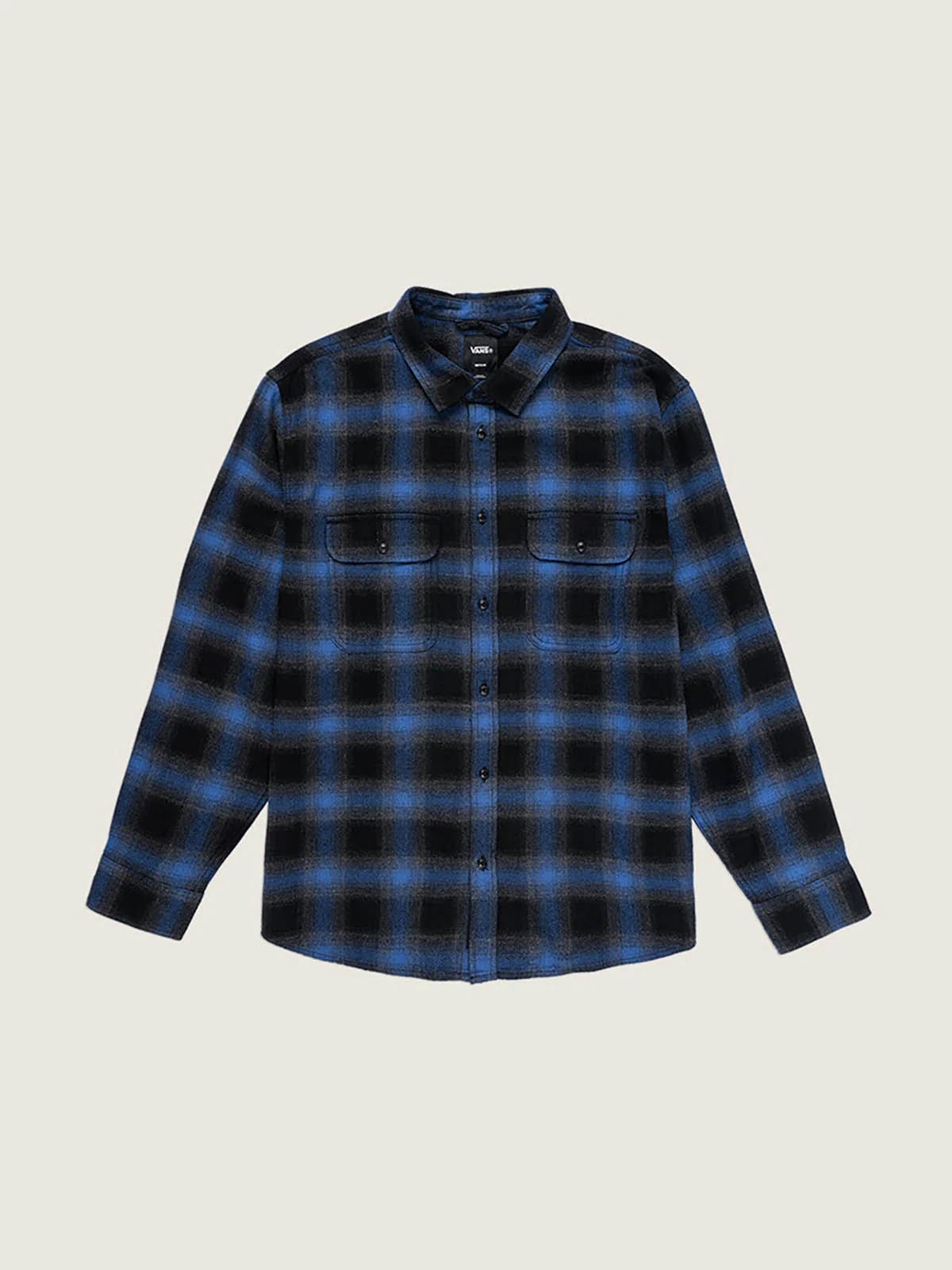 CAMISA MANGA LARGA LAWSON PLAID FLANNEL NIÑOS NEGRO VANS - 1