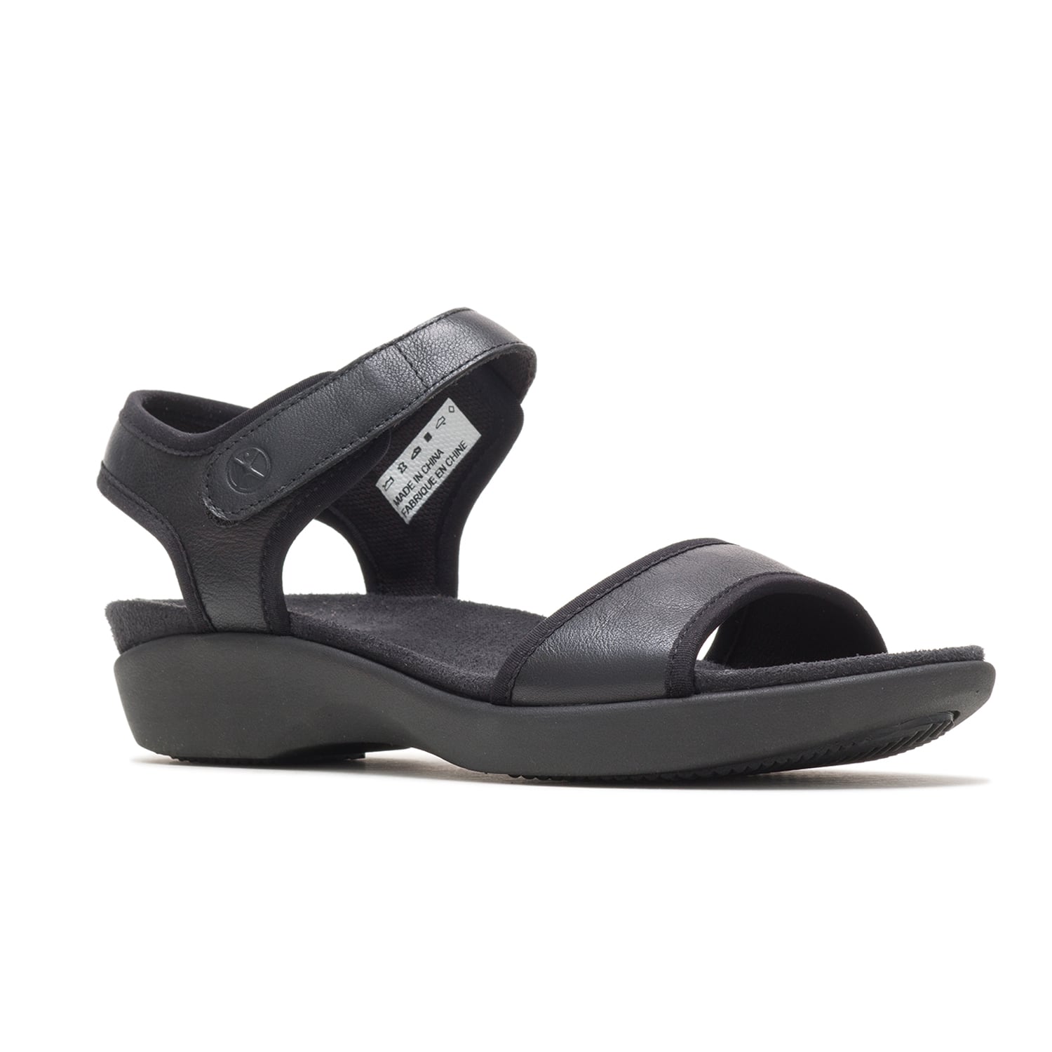 SANDALIA HUSH PUPPIES DORRI QTR STRAP NEGRO - 1
