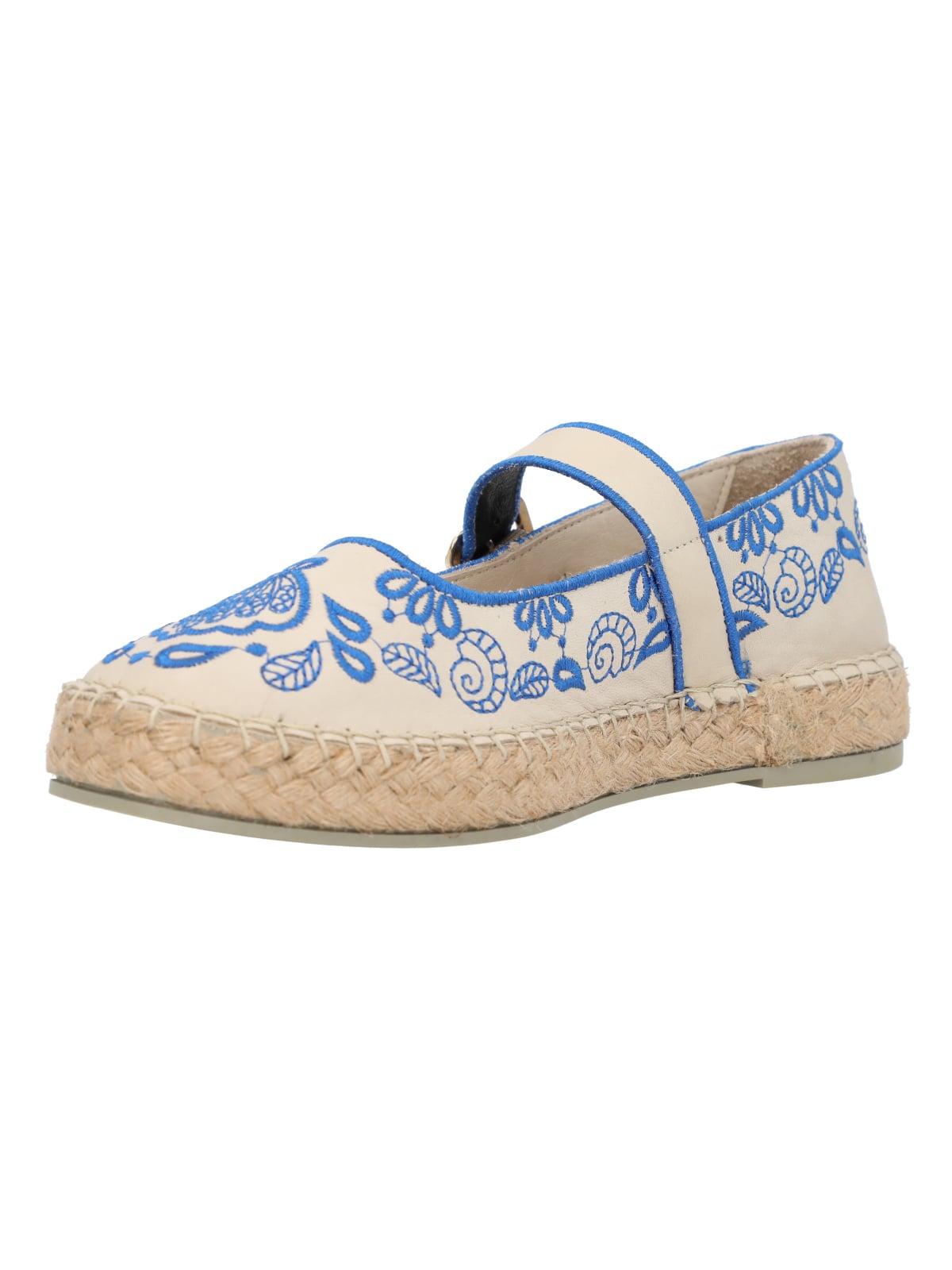 ALPARGATA CUERO MUJER ANKARA ROCKFORD BEIGE - 4