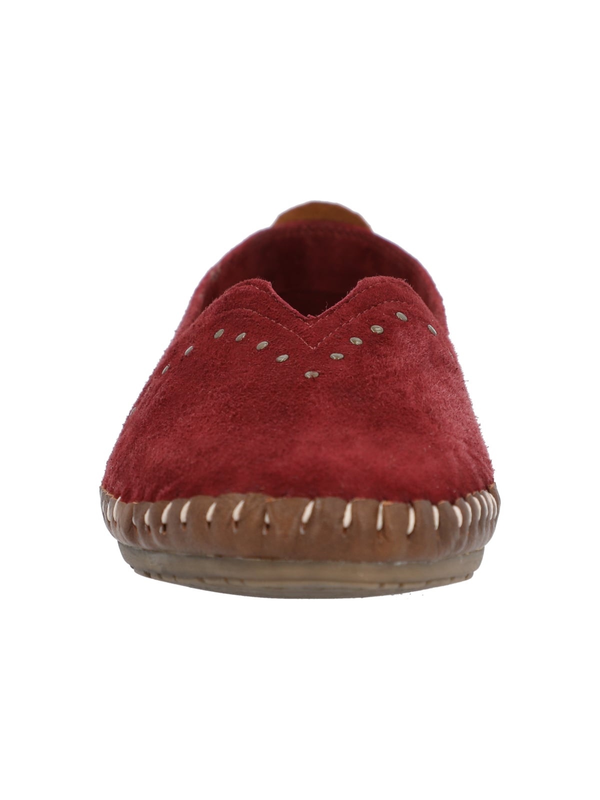 SLIP ON CUERO MUJER LAURIE ROCKFORD ROJO - 5