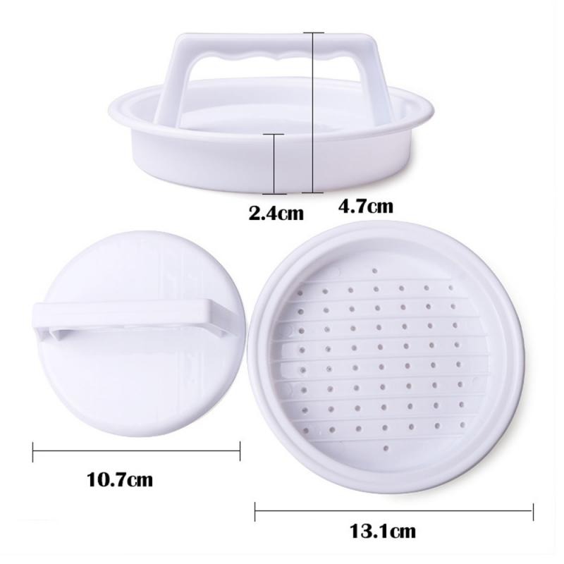 MOLDE DE HAMBURGUESA PLASTICO - 2