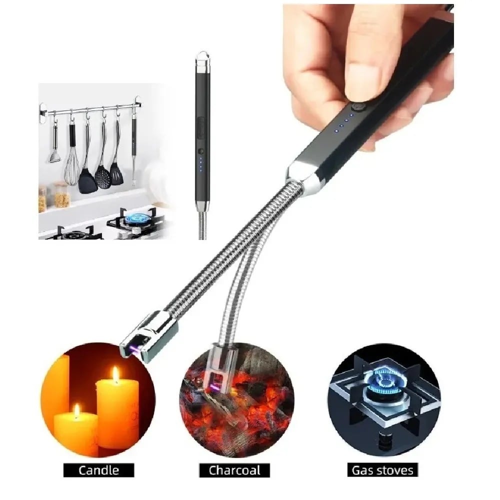 ENCENDEDOR ELÉCTRICO DE COCINA ESTUFA DE GAS BBQ RECARGABLE FLEXIBLE - 1