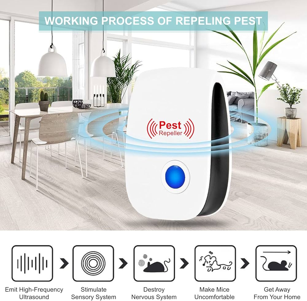 REPELENTE ULTRASONICO PARA MOSQUITOS, INSECTOS, ROEDORES - 3