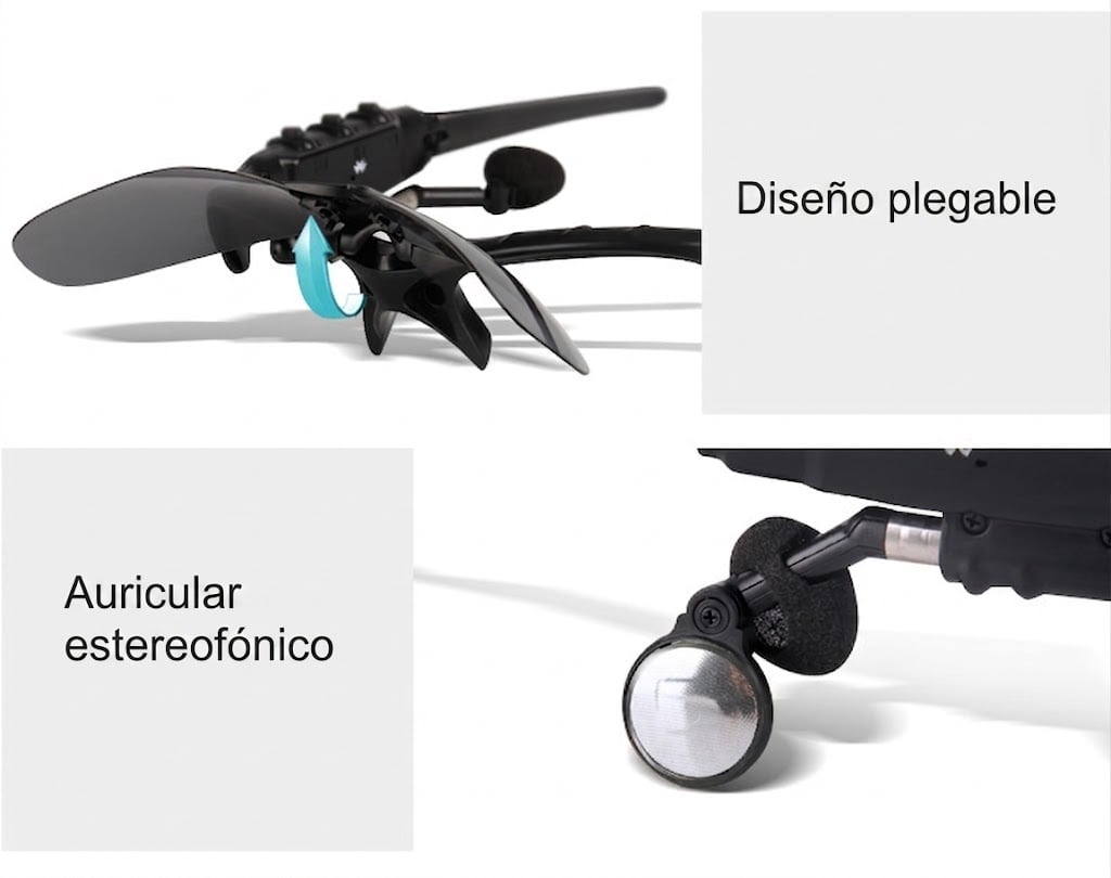 LENTES DE SOL INTELIGENTES DEPORTIVOS CON AUDÍFONOS UV400 - 2