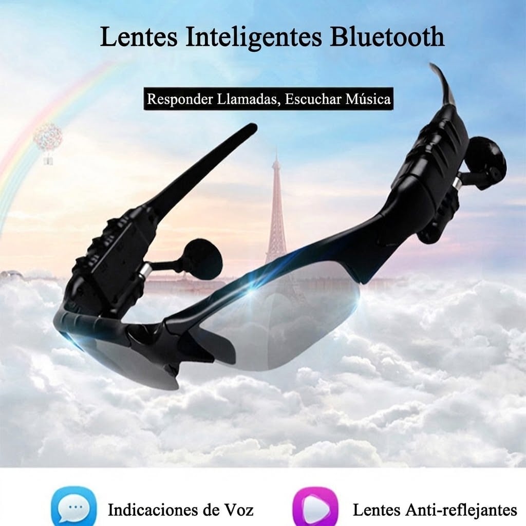 LENTES DE SOL INTELIGENTES DEPORTIVOS CON AUDÍFONOS UV400 - 5
