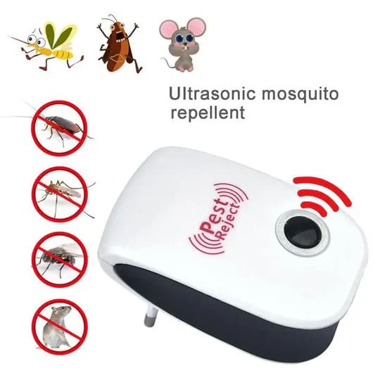 6 REPELENTE ULTRASONICO PARA MOSQUITOS, INSECTOS, ROEDORES PACK 6PZS - 5