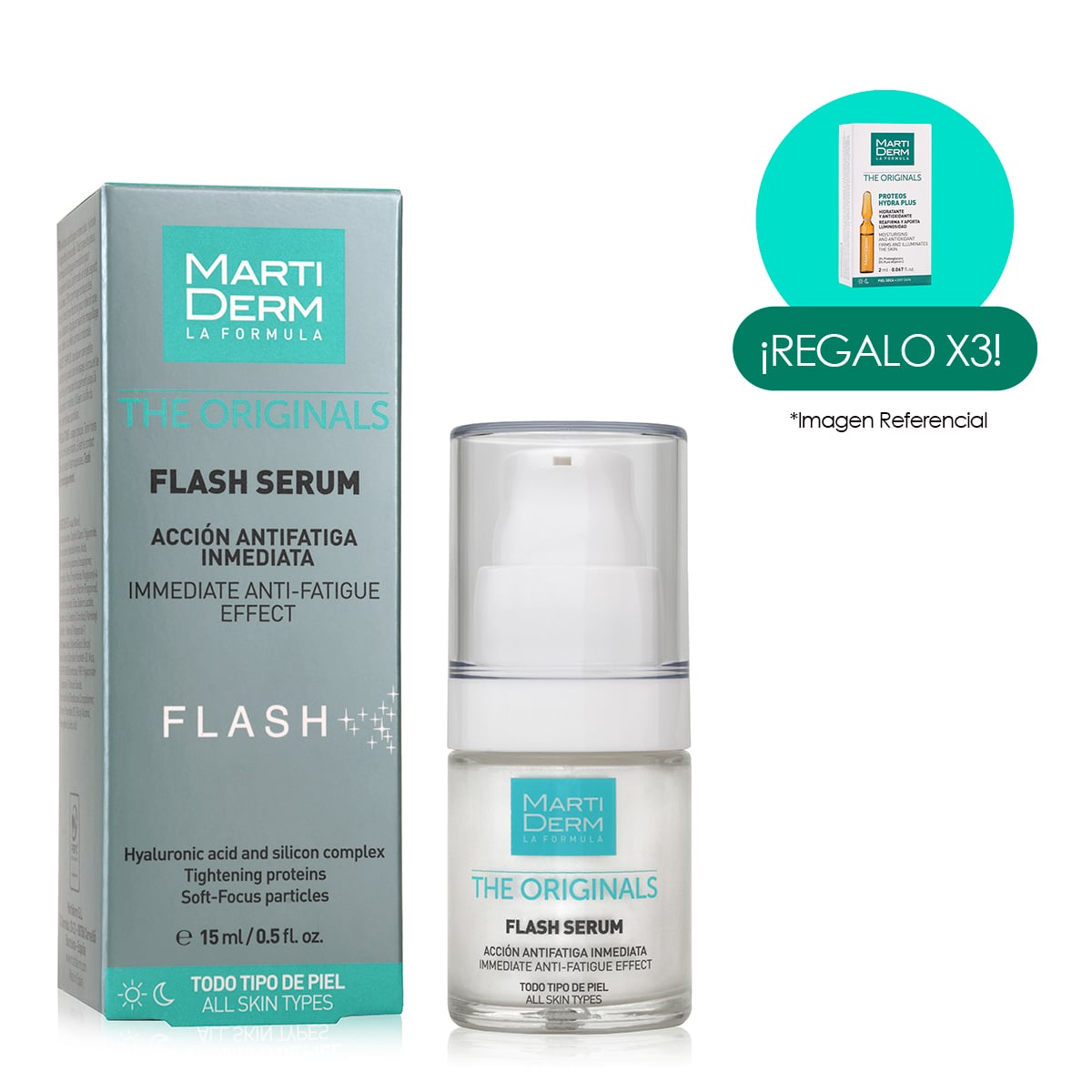 SÉRUM FLASH ORIGINALS 15ML MARTIDERM - 1