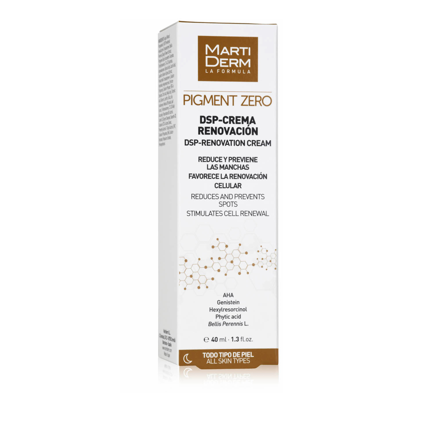 CREMA DE NOCHE DSP RENOVACIÓN PIGMENT ZERO 40ML MARTIDERM - 3