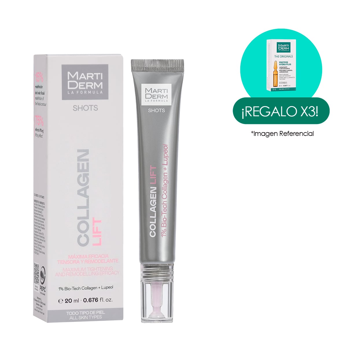 SÉRUM COLLAGEN LIFT SHOT 20ML MARTIDERM - 1
