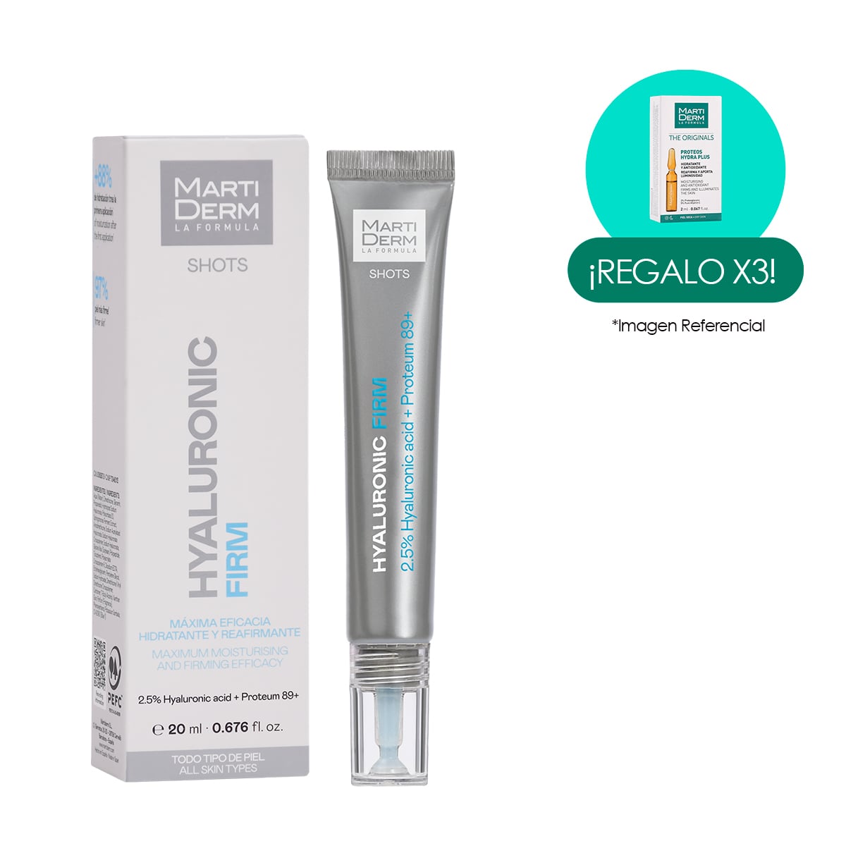 SÉRUM HYALURONIC FIRM SHOT 20ML MARTIDERM - 1