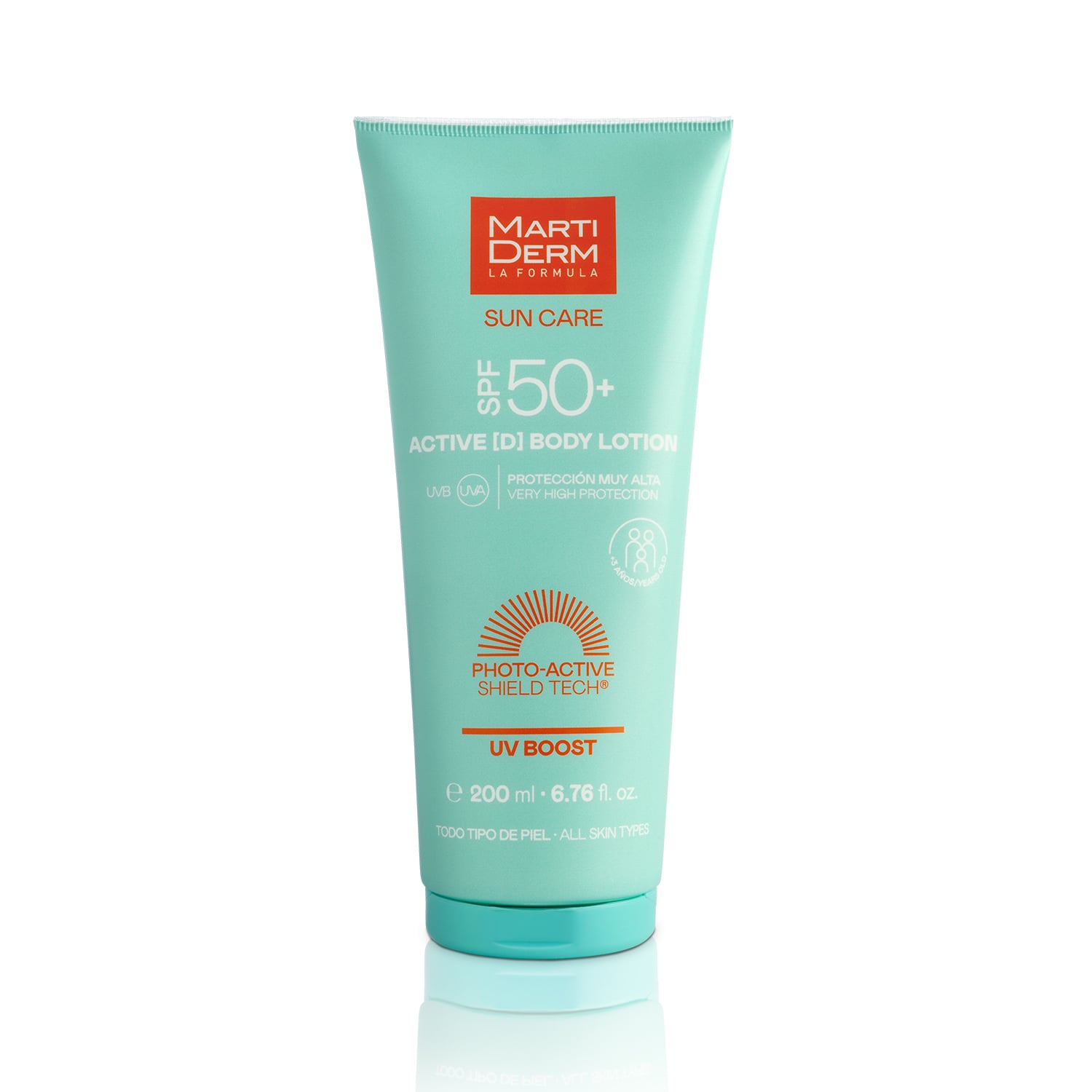 PROTECTOR SOLAR ACTIVE [D] BODY LOTION FPS50+ SUN CARE 200ML MARTIDERM - 2