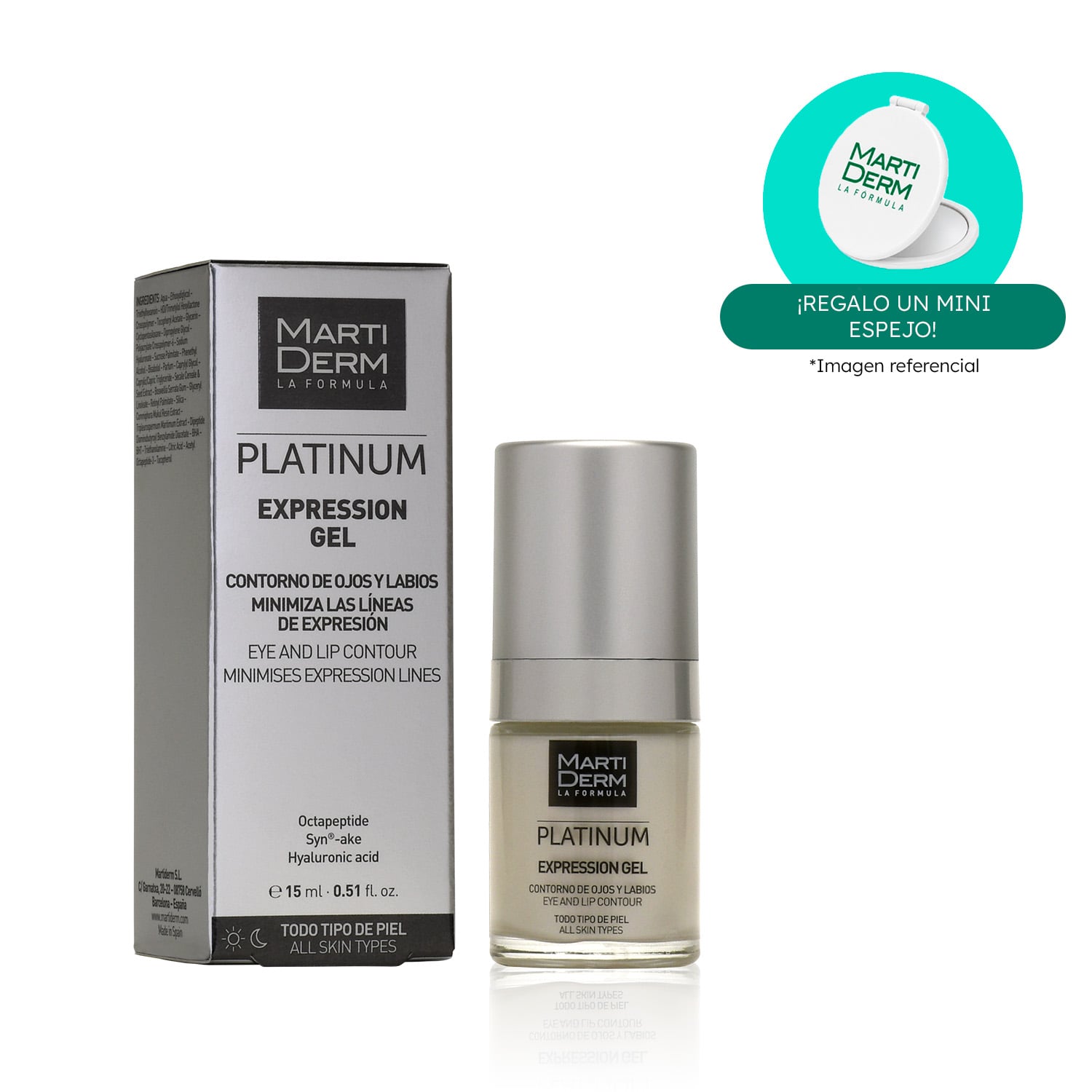 EXPRESSION GEL PLATINIUM 15ML MARTIDERM - 1