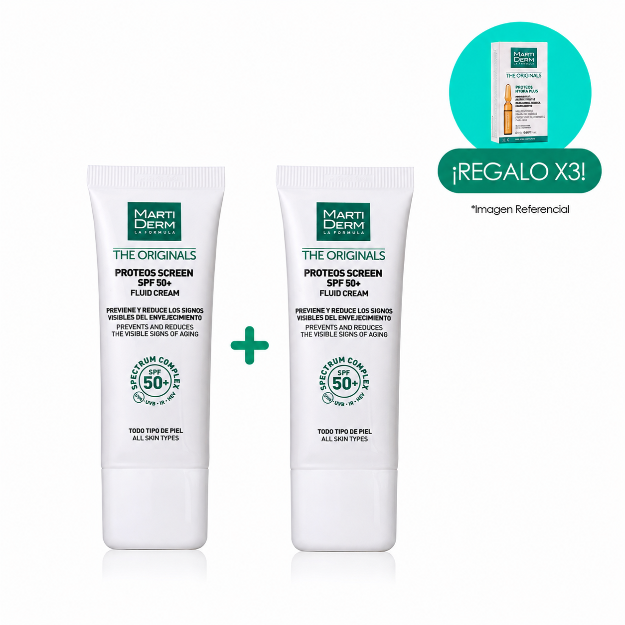 PACK PROTECCION SOLAR PROTEOS SCREEN SPF 50 +  PROTEOS SCREEN SPF 50 - 1