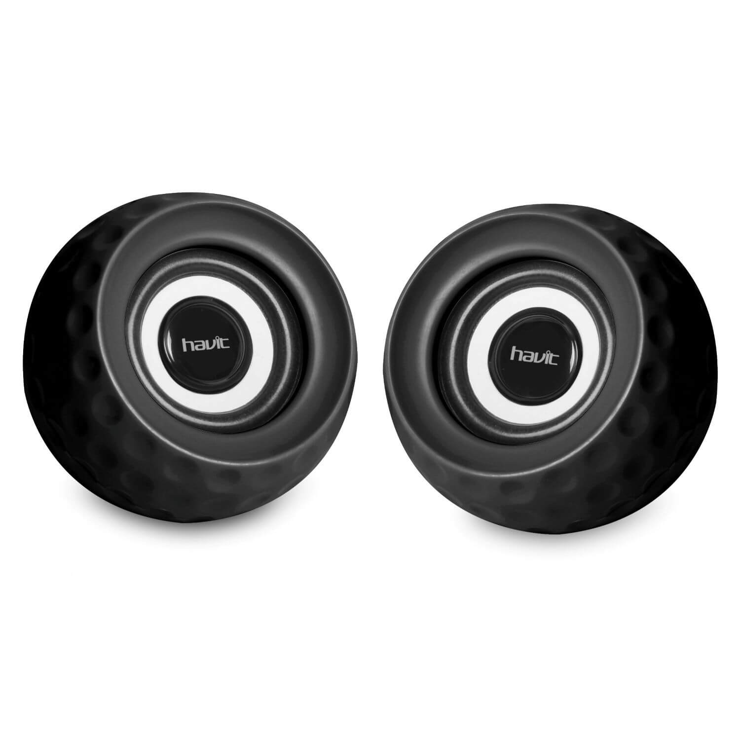 ALTAVOCES USB 2.0 HAVIT HV-SK486, 6W RMS CON CONTROL DE VOLUMEN C/NEGRO - 1