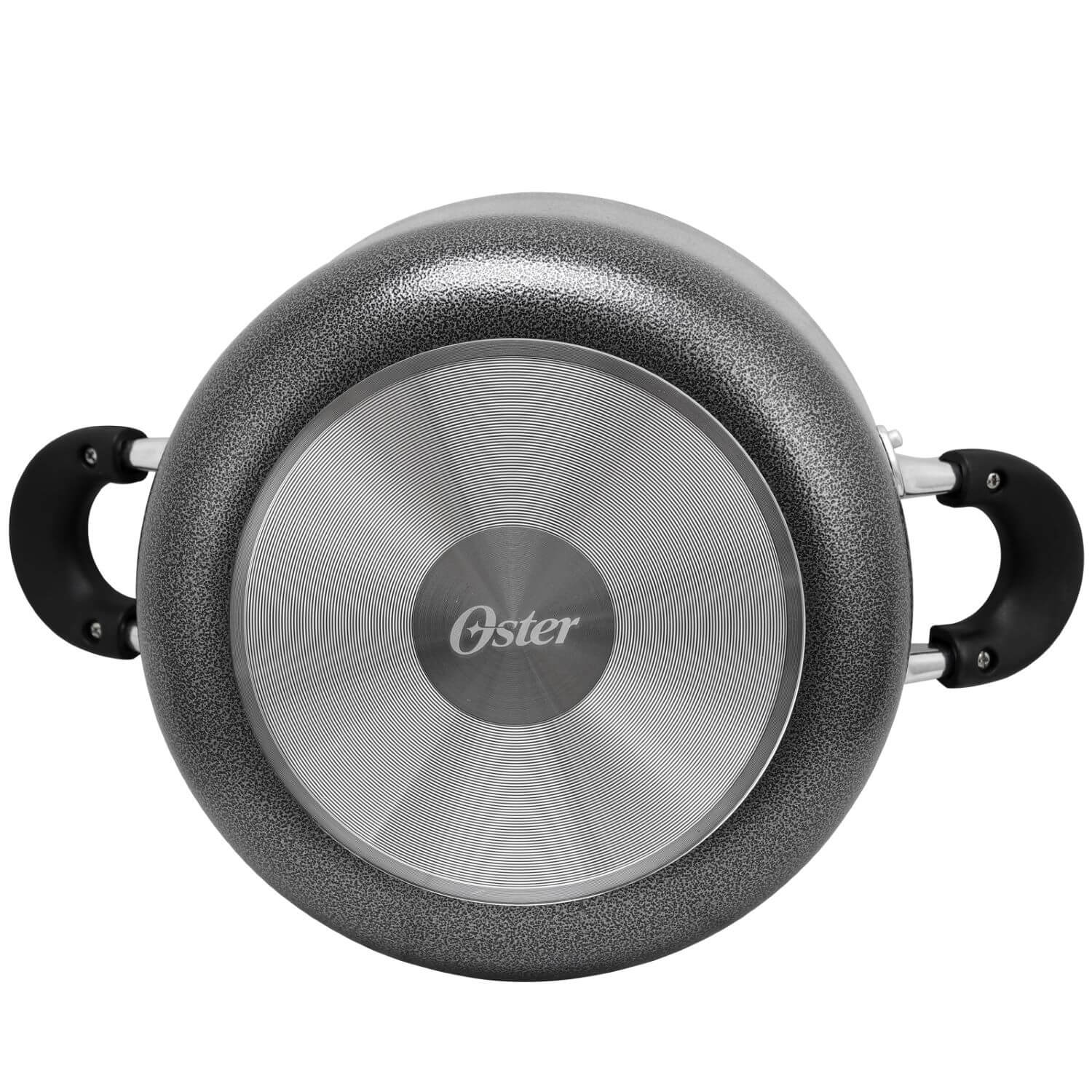 OLLA ALUMINIO 25CM (5,7L) CON TAPA OSTER CLAIRBORNE GRIS - 3