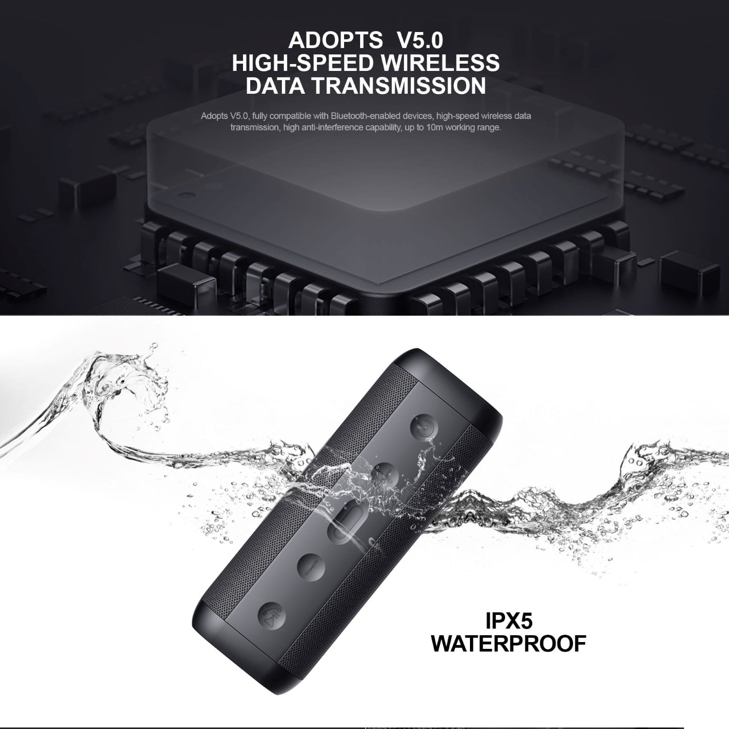 PARLANTE BLUETOOTH MULTIFUNCIÓN HAVIT SK835BT IPX5 PORTÁTIL NE - 6