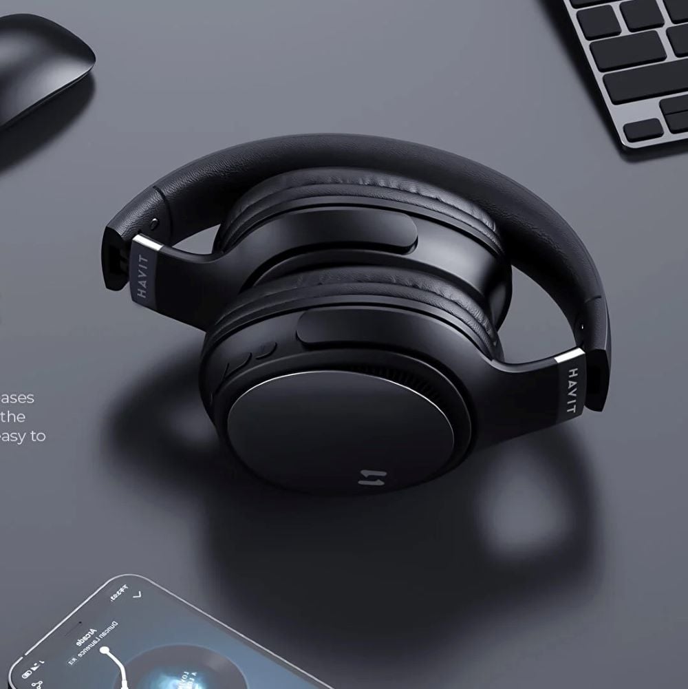 AUDÍFONO BLUETOOTH MULTIFUNCIÓN HAVIT H630BT NEGRO - 5