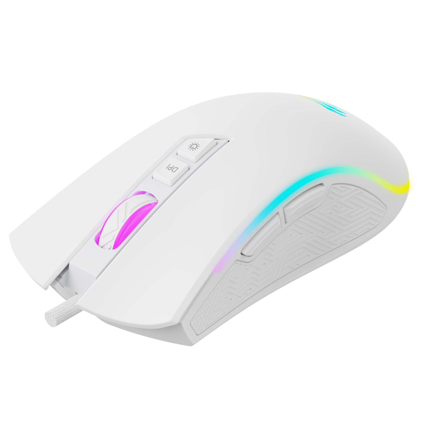 MOUSE GAMER RGB HAVIT MS1034 DPI PROGRAMABLES BLANCO - 2
