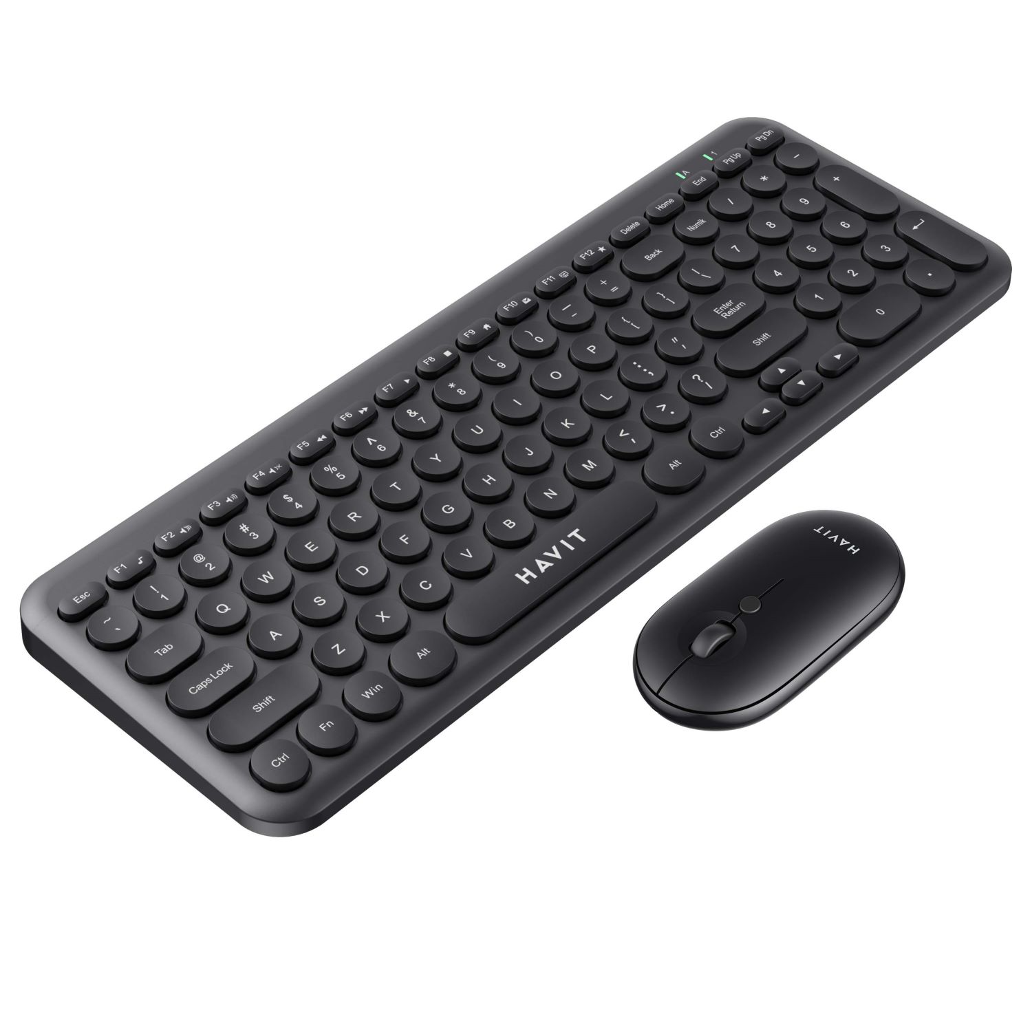 COMBO TECLADO Y MOUSE INALÁMBRICO HAVIT KB254GCM NEGRO - 2