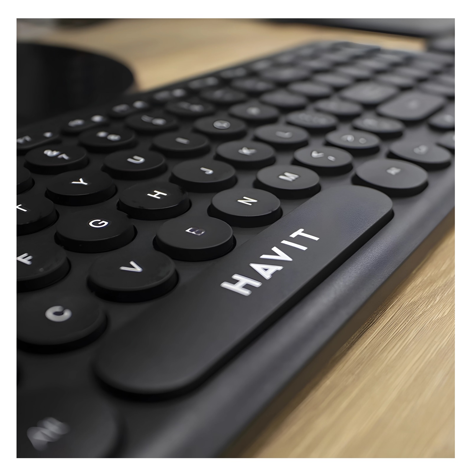 COMBO TECLADO Y MOUSE INALÁMBRICO HAVIT KB254GCM NEGRO - 5