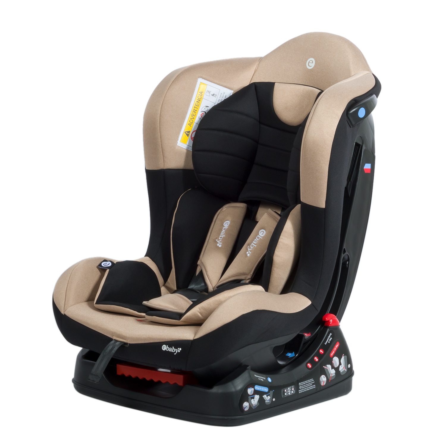 EBABY SILLA DE AUTO PARA BEBE BEIGE - 3