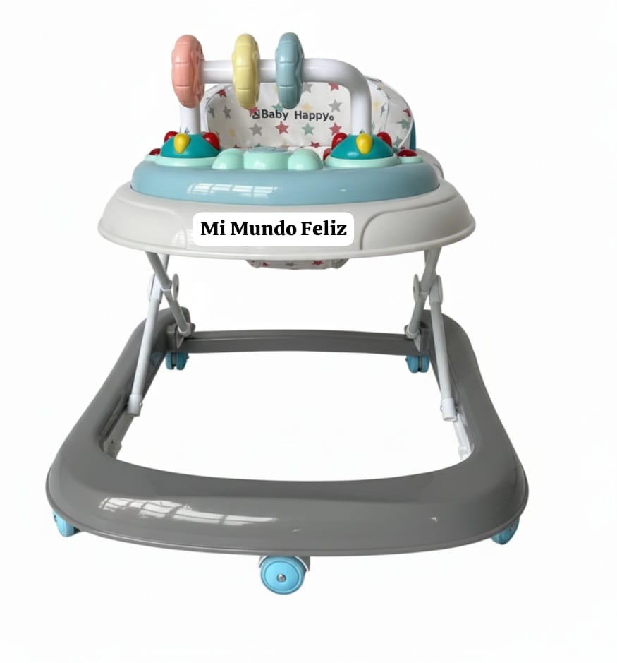 ANDADOR DE BEBE MULTIFUNCION 3 EN 1 CELESTE PASTEL - 2