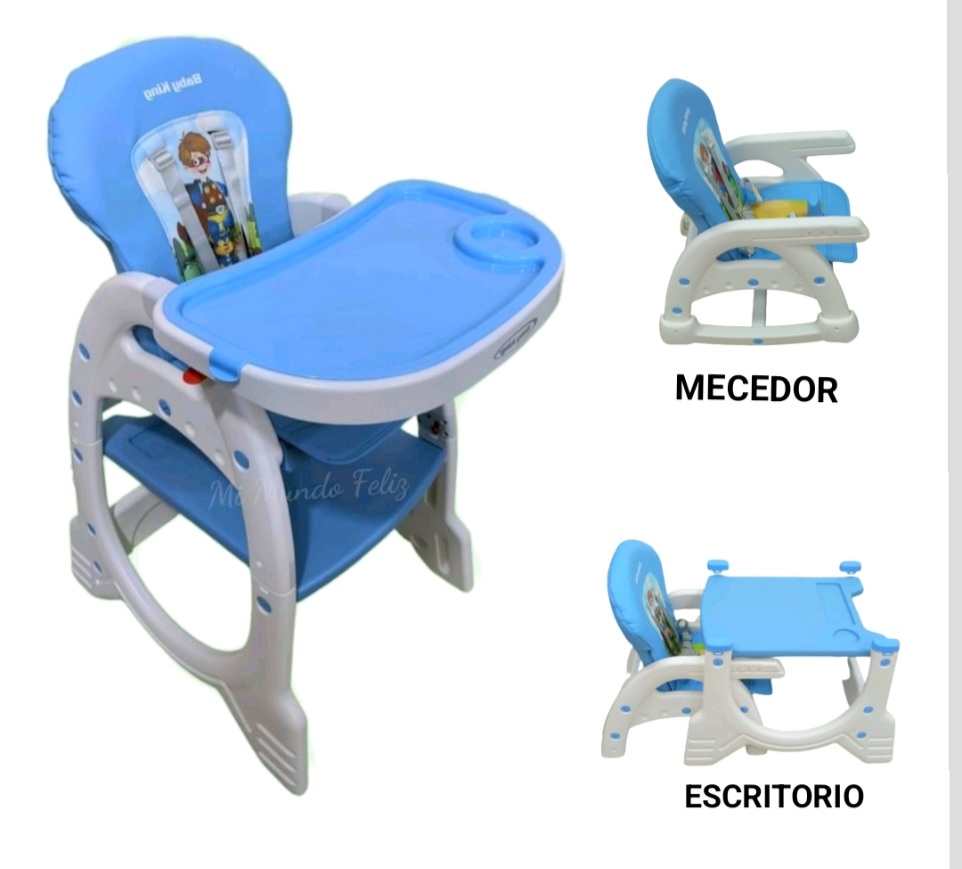 SILLA DE COMER PARA BEBE MECEDORA Y ESCRITORIO - 1