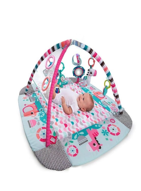 GIMNASIO PARA BEBE CORRALITO 5 EN 1 ROSA - 1