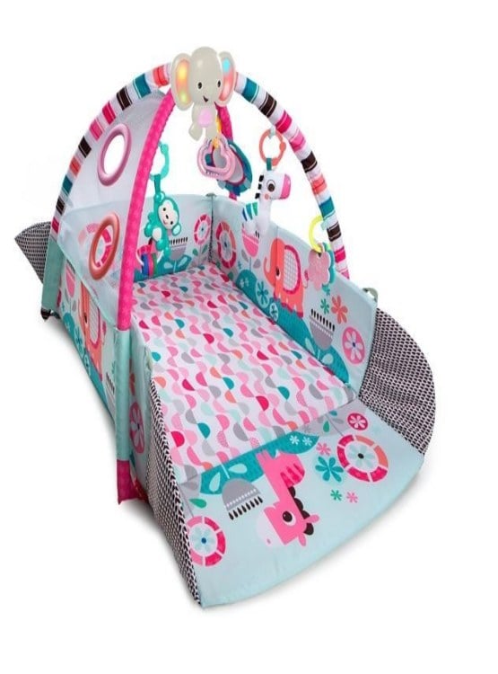 GIMNASIO PARA BEBE CORRALITO 5 EN 1 ROSA - 2