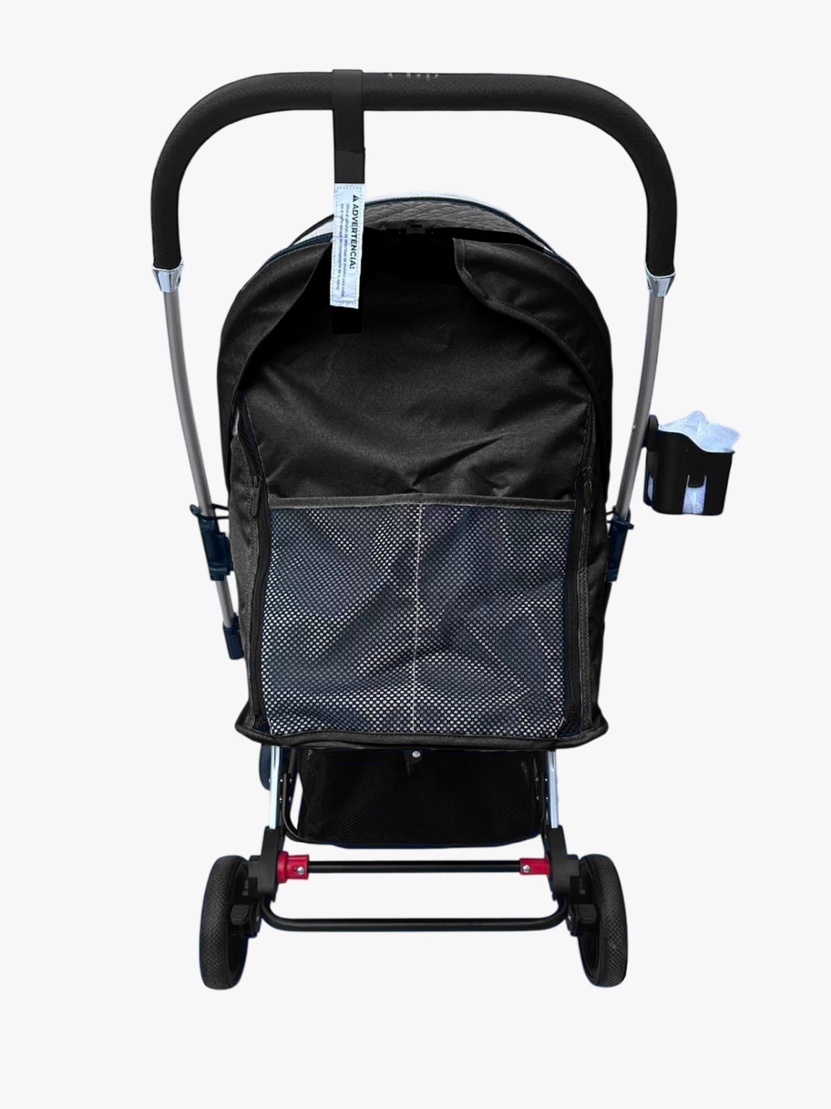 COCHE CUNA PARA BEBE MECEDOR CON CUBREPIES BLACK - 4