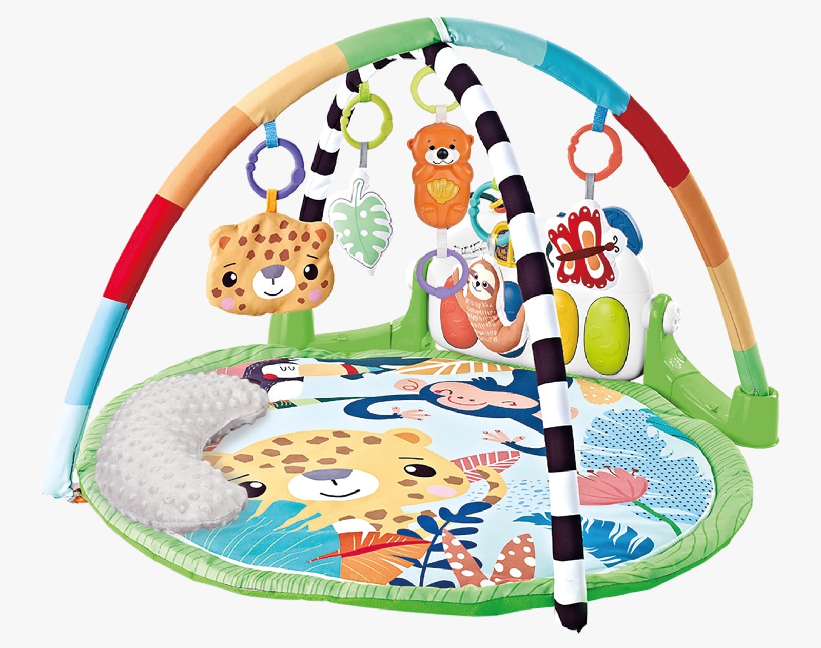 GIMNASIO PARA BEBE CON SONIDOS  7 EN 1 SAFARI LION - 2