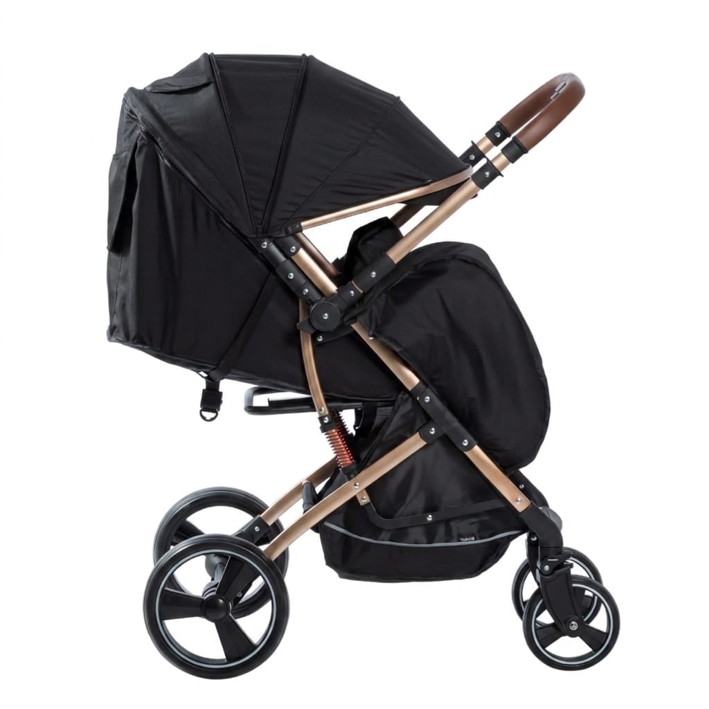 COCHE PARA BEBE MALETA CON CUBREPIES MANGO REVERSIBLE - 2