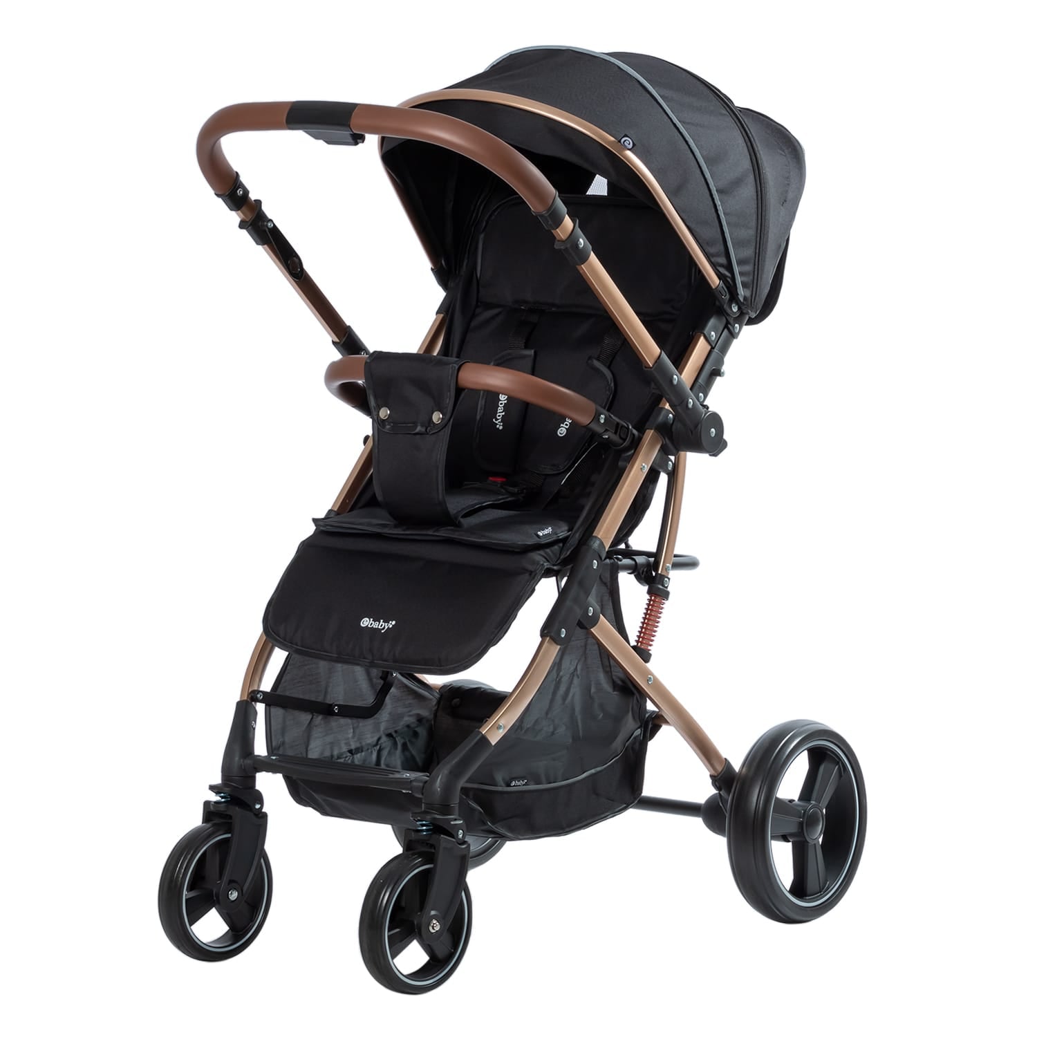 COCHE PARA BEBE MALETA CON CUBREPIES MANGO REVERSIBLE - 3