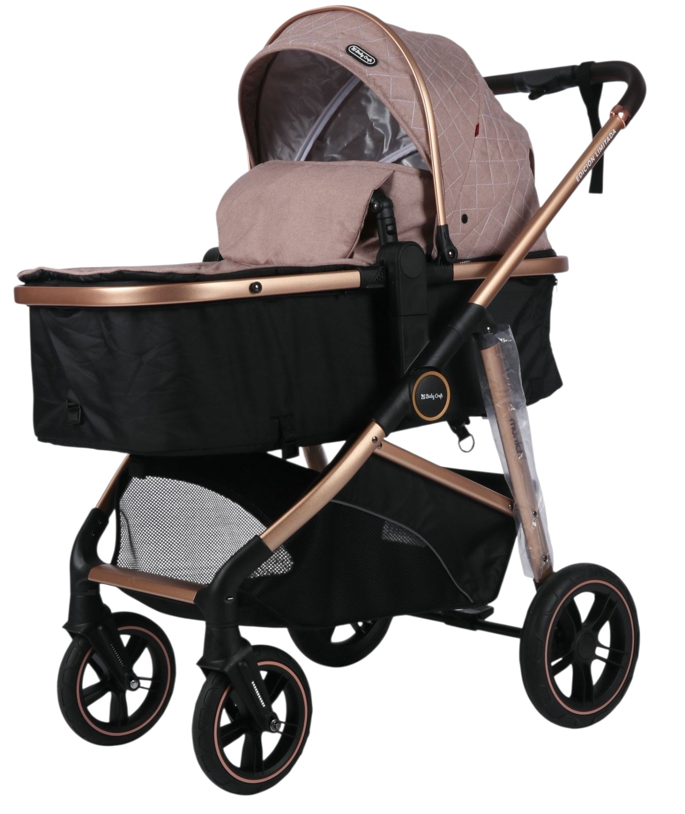 COCHE PARA BEBE AMPLIO GOLD MOISES DELUXE - 2