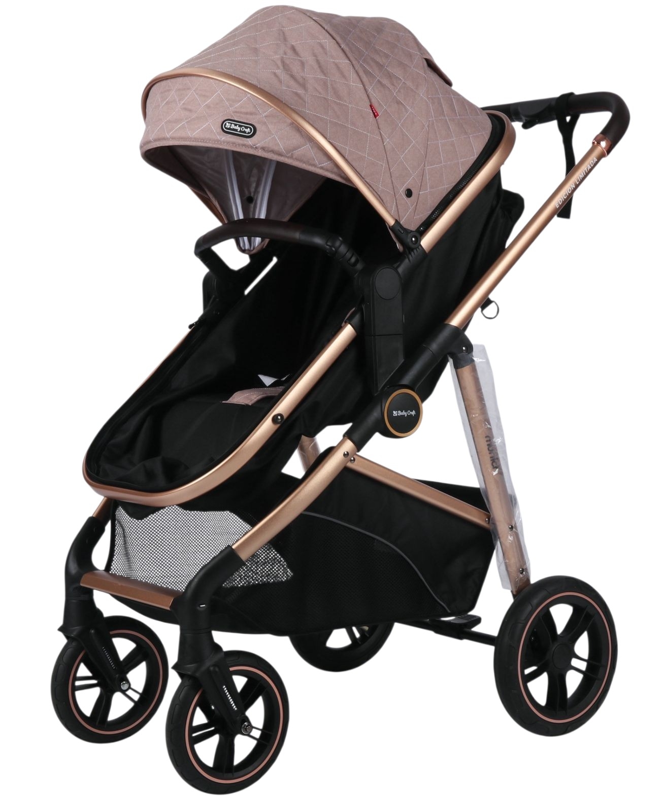COCHE PARA BEBE AMPLIO GOLD MOISES DELUXE - 4