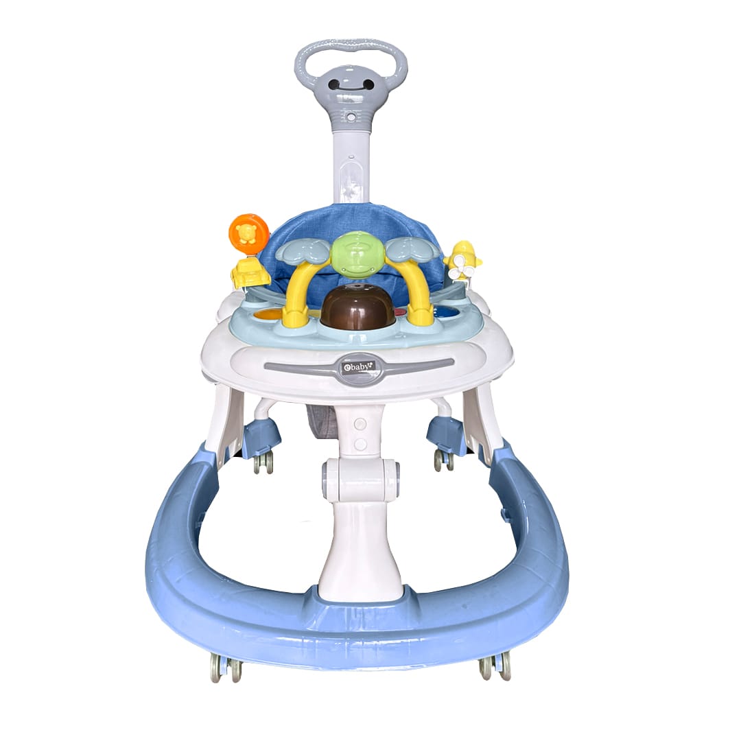 ANDADOR BABY HAPPY PARA BEBE BANDEJA MUSICAL MONITO PINK - 2