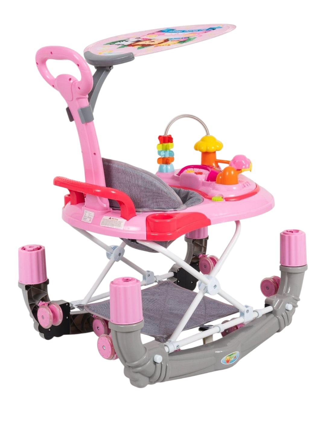 ANDADOR PARA BEBE 4 EN 1 CAMINADOR MUSICAL PINK PRINCESS - 2
