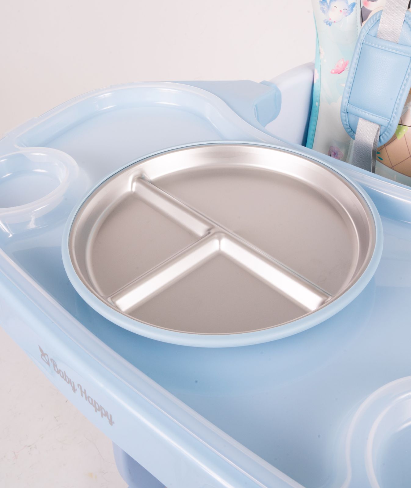 SILLA COMER BABY HAPPY MESA LEGO CELESTE 3 EN 1 BEBE - 3